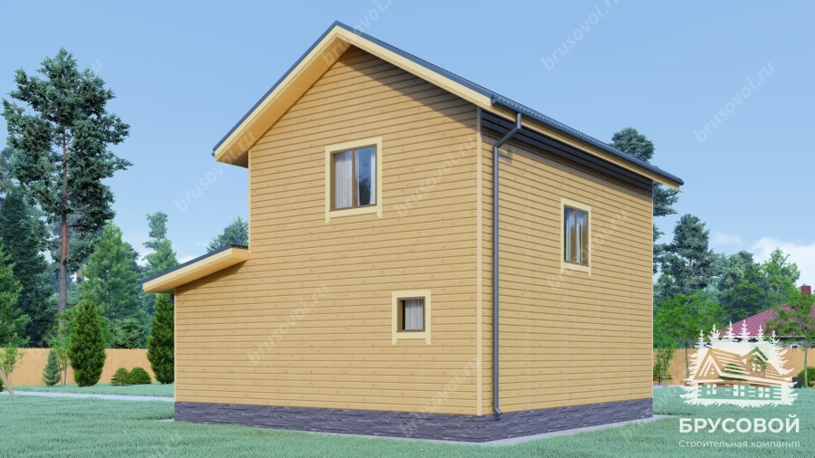 Третий вид проект БРУСОВОЙ №-127