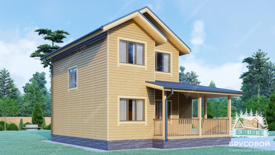 Четвертый вид проект БРУСОВОЙ №-127