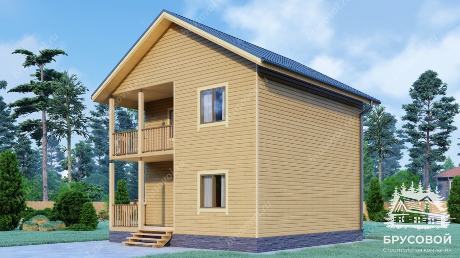 Второй вид проект БРУСОВОЙ №-128