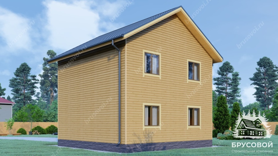 Третий вид проект БРУСОВОЙ №-128