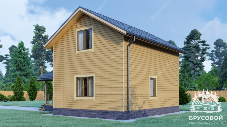 Второй вид проект БРУСОВОЙ №-129