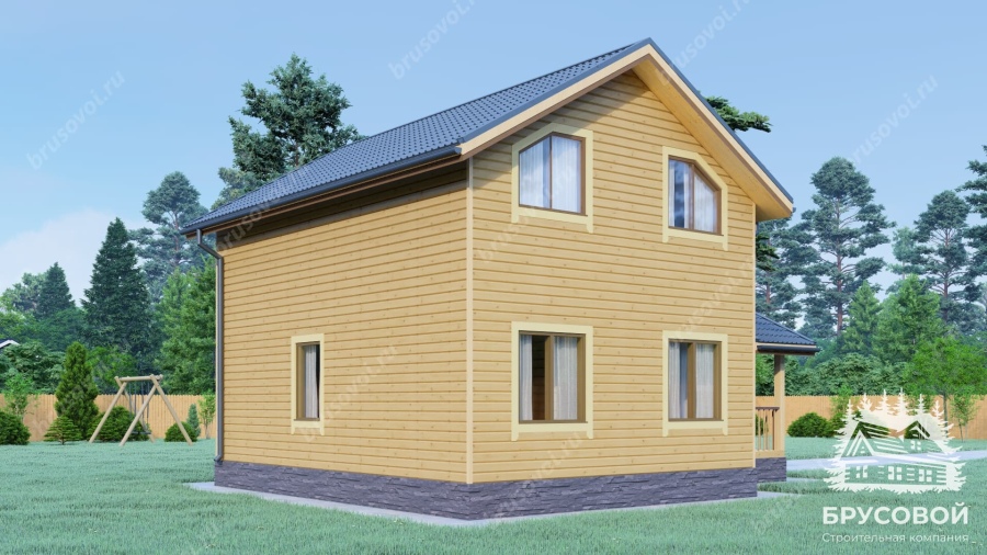 Третий вид проект БРУСОВОЙ №-129