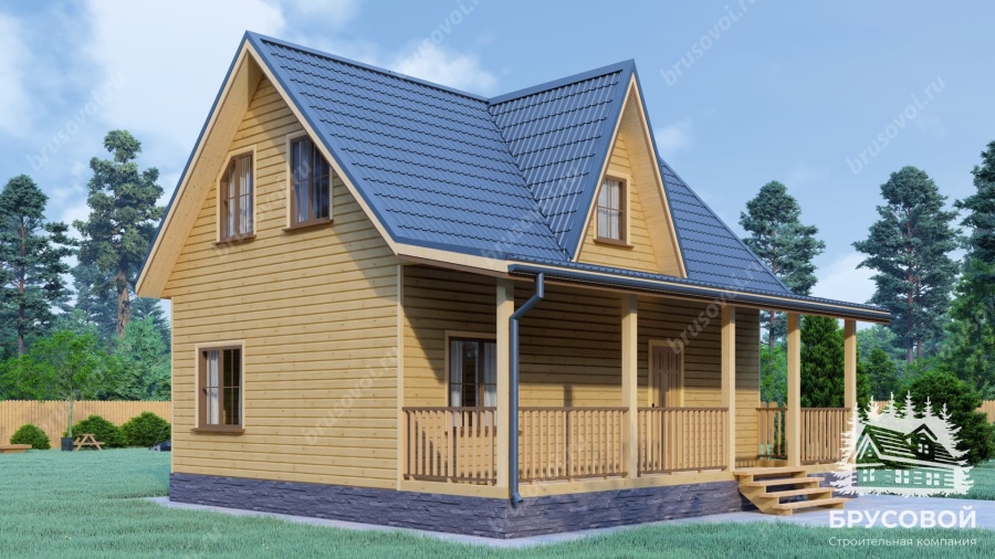 Четвертый вид проект БРУСОВОЙ №-131