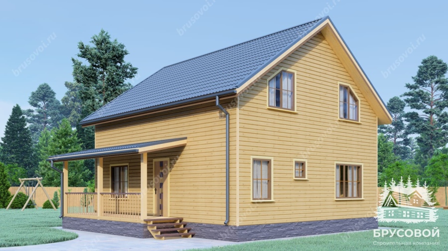 Главный вид проект БРУСОВОЙ №-132