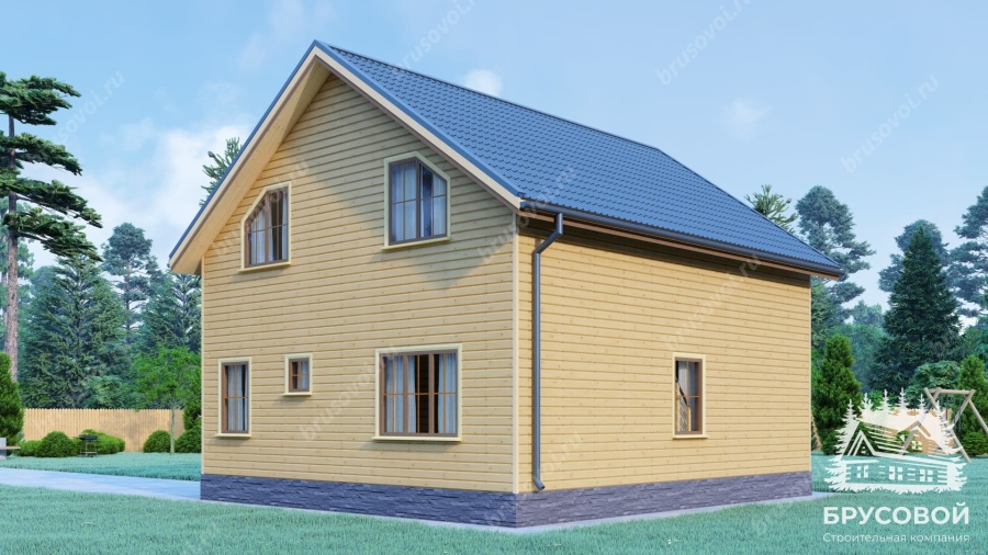 Второй вид проект БРУСОВОЙ №-132