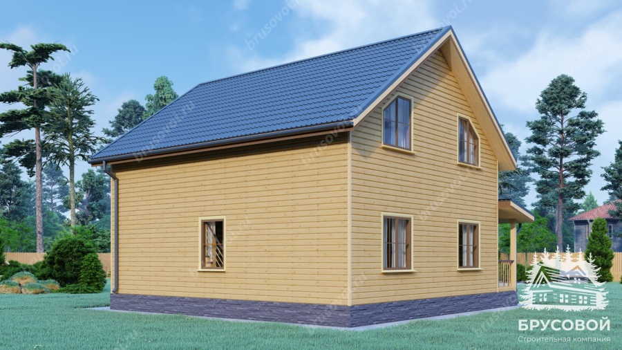 Третий вид проект БРУСОВОЙ №-132