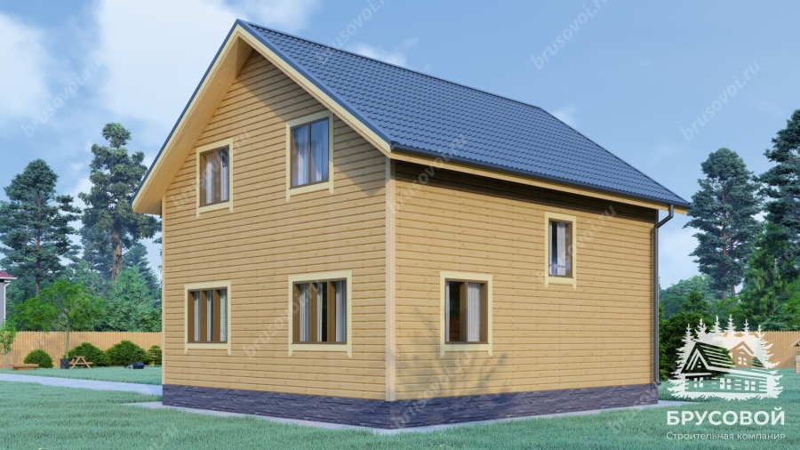 Второй вид проект БРУСОВОЙ №-133