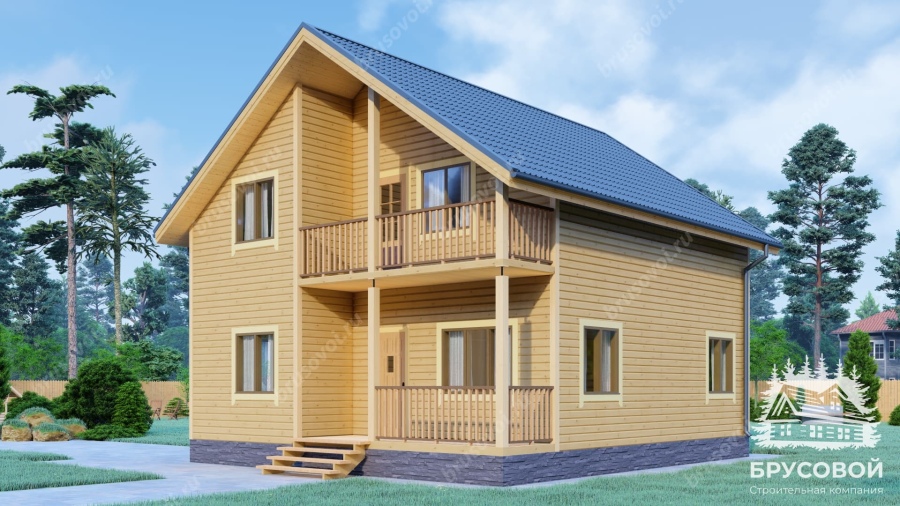 Главный вид проект БРУСОВОЙ №-134