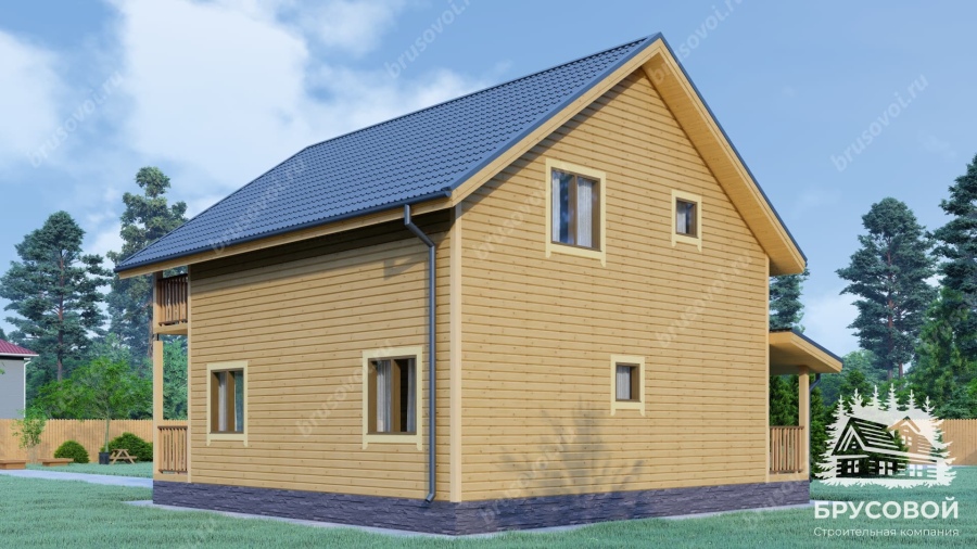 Второй вид проект БРУСОВОЙ №-134