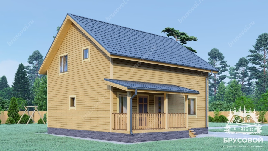 Третий вид проект БРУСОВОЙ №-134