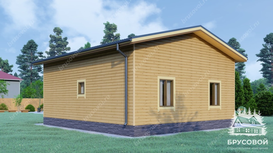 Третий вид проект БРУСОВОЙ №-135