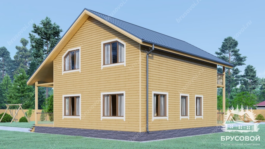 Третий вид проект БРУСОВОЙ №-136