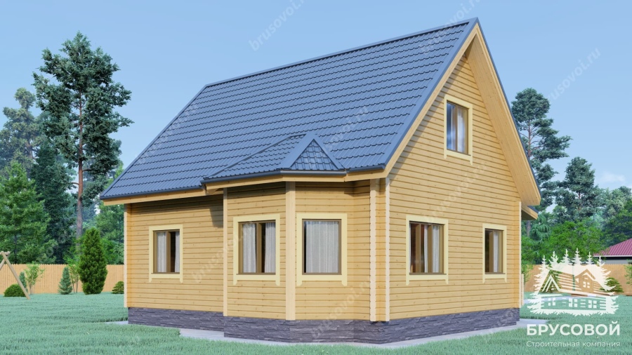 Третий вид проект БРУСОВОЙ №-138