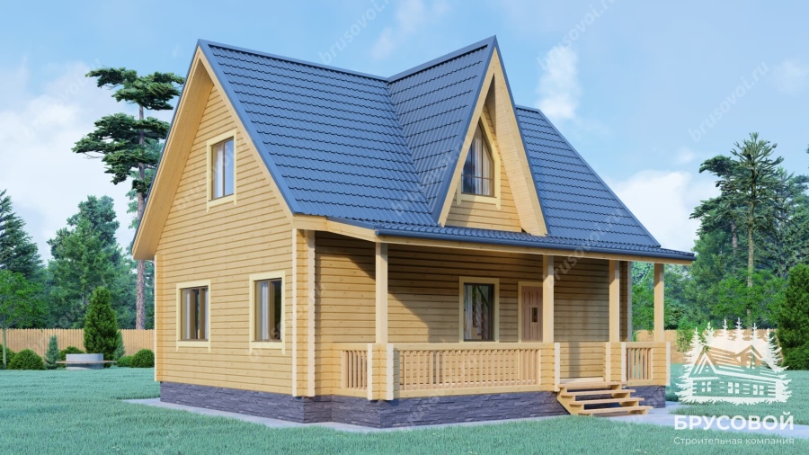 Четвертый вид проект БРУСОВОЙ №-138