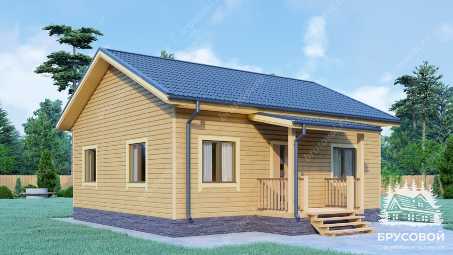 Четвертый вид проект БРУСОВОЙ №-139