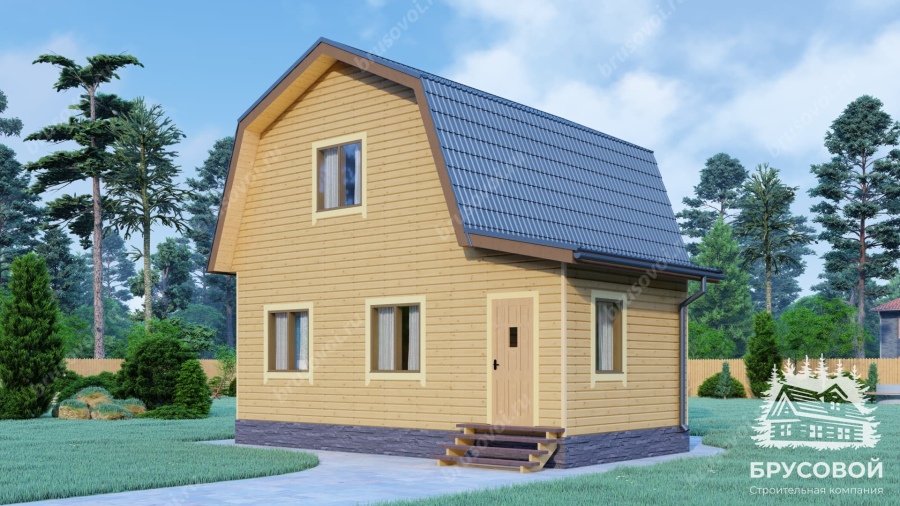 Главный вид проект БРУСОВОЙ №-14
