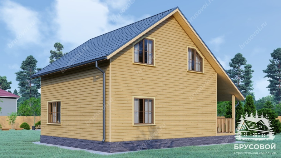 Третий вид проект БРУСОВОЙ №-142