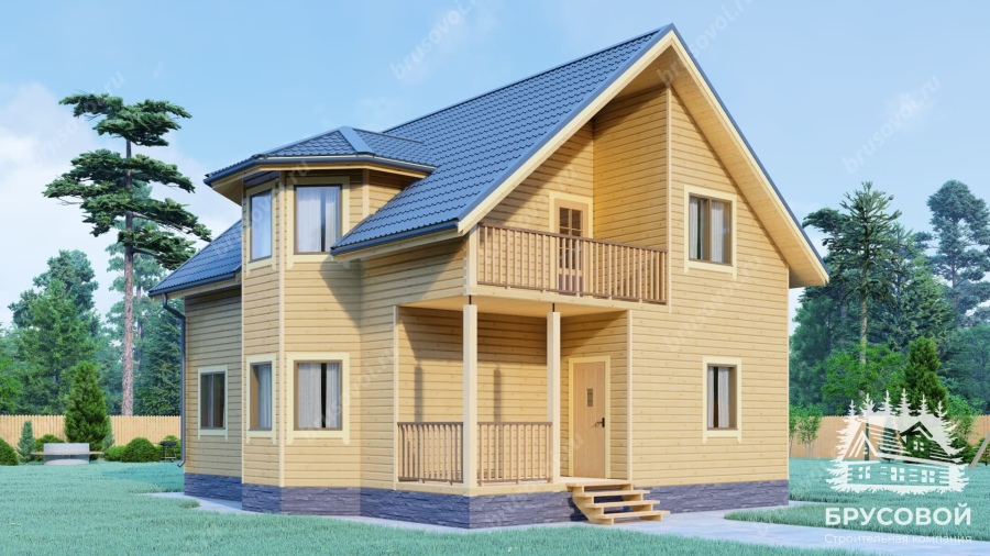 Главный вид проект БРУСОВОЙ №-143