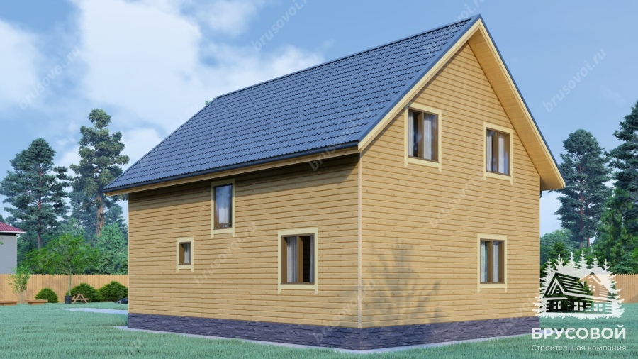 Третий вид проект БРУСОВОЙ №-143