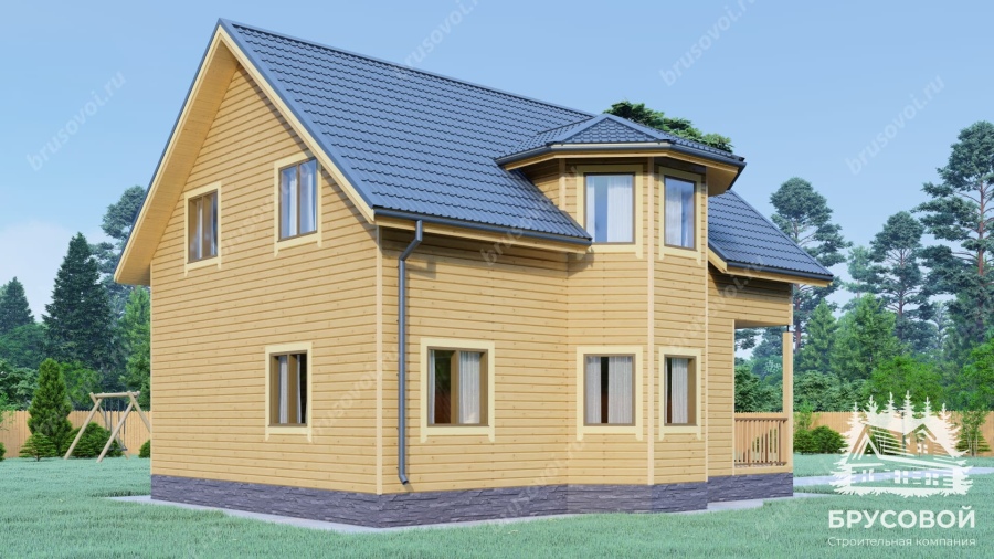 Четвертый вид проект БРУСОВОЙ №-143