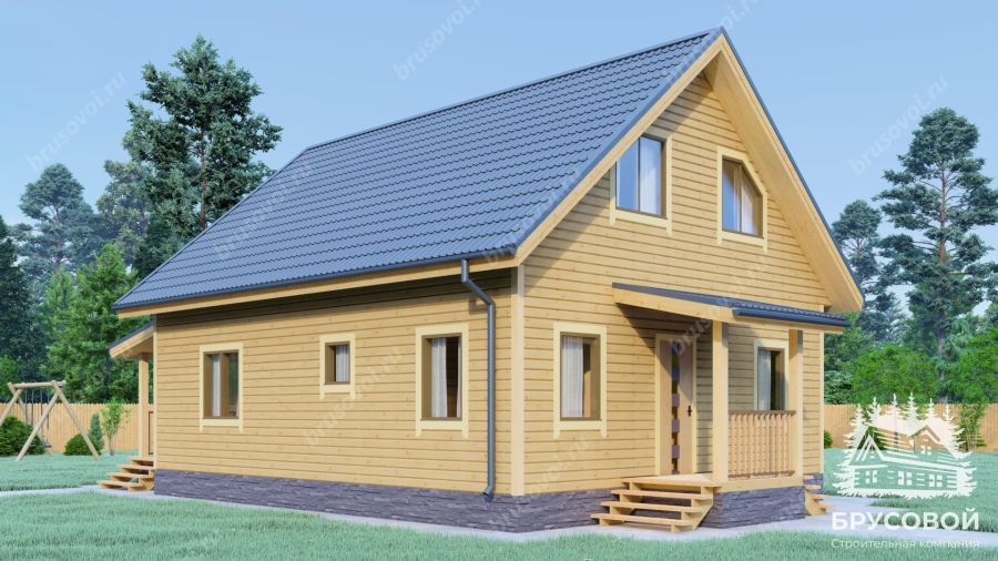 Третий вид проект БРУСОВОЙ №-144