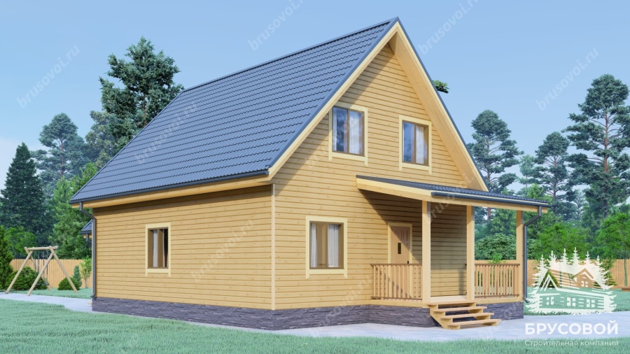 Главный вид проект БРУСОВОЙ №-145