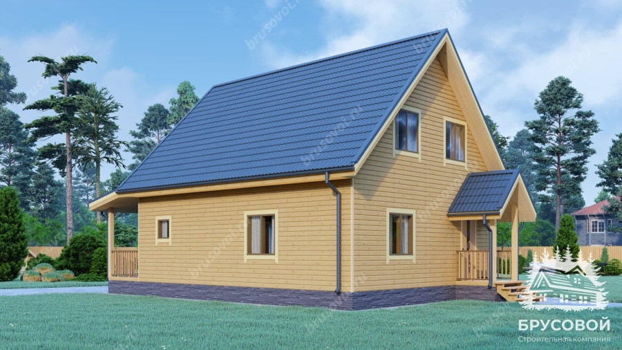 Третий вид проект БРУСОВОЙ №-145