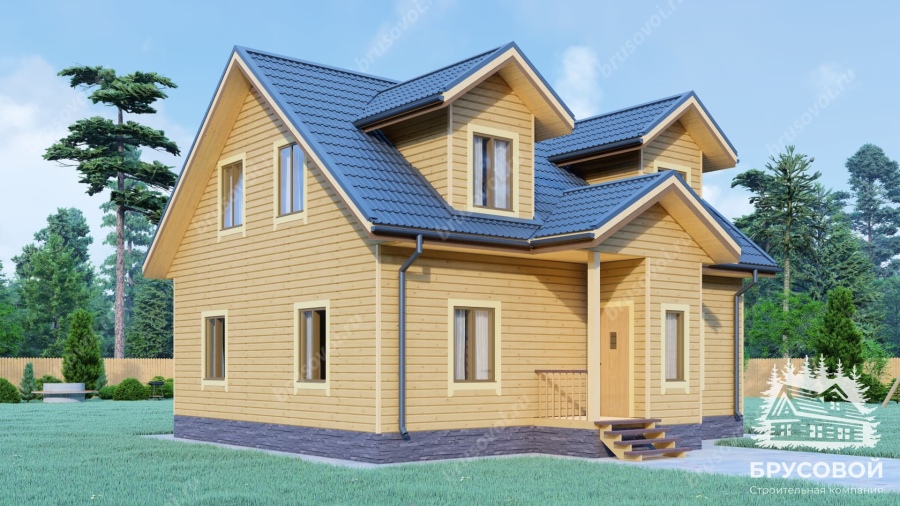 Главный вид проект БРУСОВОЙ №-146