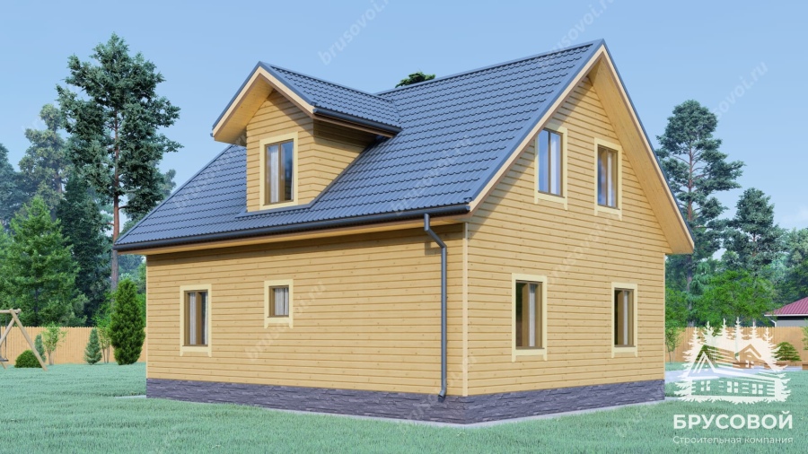 Четвертый вид проект БРУСОВОЙ №-146