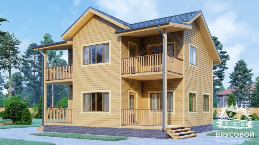 Главный вид проект БРУСОВОЙ №-149