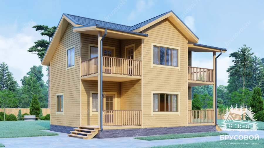 Четвертый вид проект БРУСОВОЙ №-149