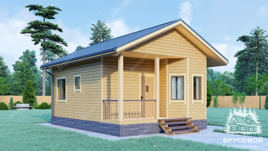 Главный вид проект БРУСОВОЙ №-15
