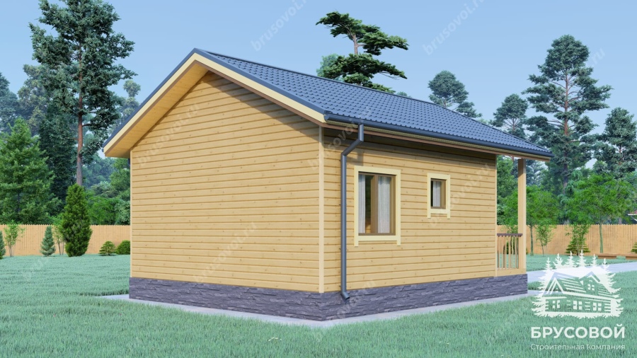 Четвертый вид проект БРУСОВОЙ №-15