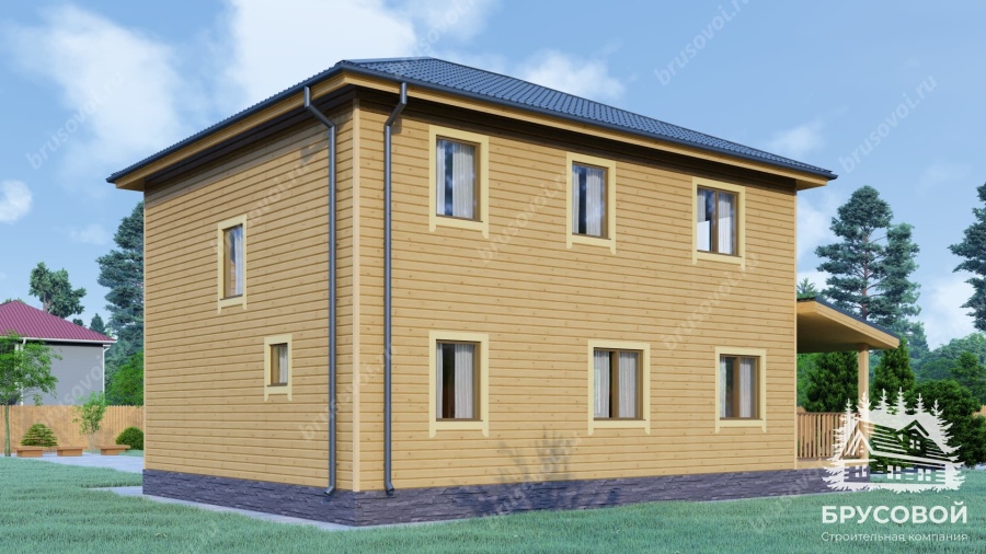 Третий вид проект БРУСОВОЙ №-150