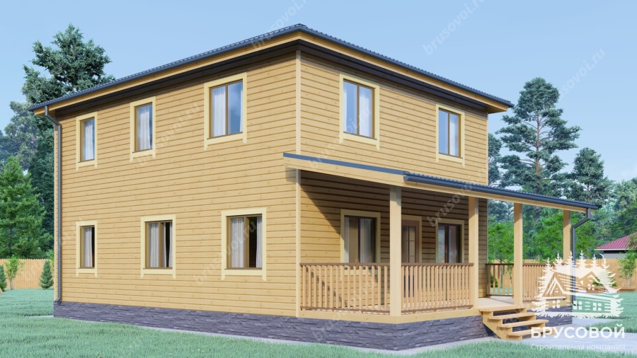 Четвертый вид проект БРУСОВОЙ №-150