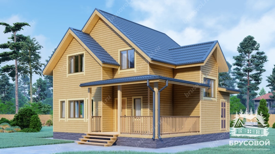 Главный вид проект БРУСОВОЙ №-151
