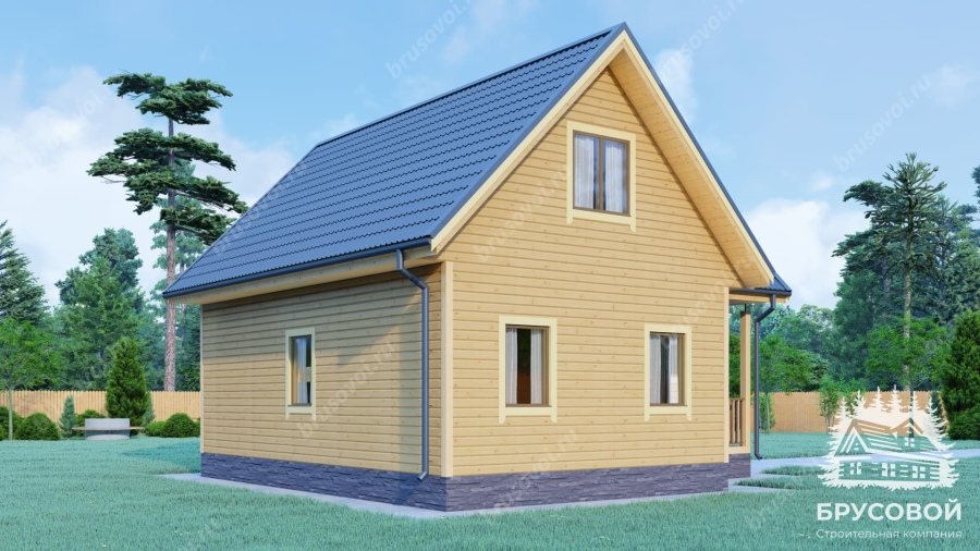 Четвертый вид проект БРУСОВОЙ №-152