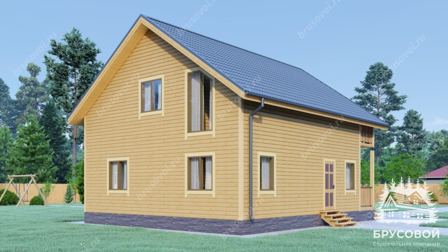 Четвертый вид проект БРУСОВОЙ №-155