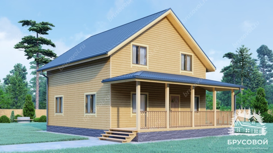 Главный вид проект БРУСОВОЙ №-156