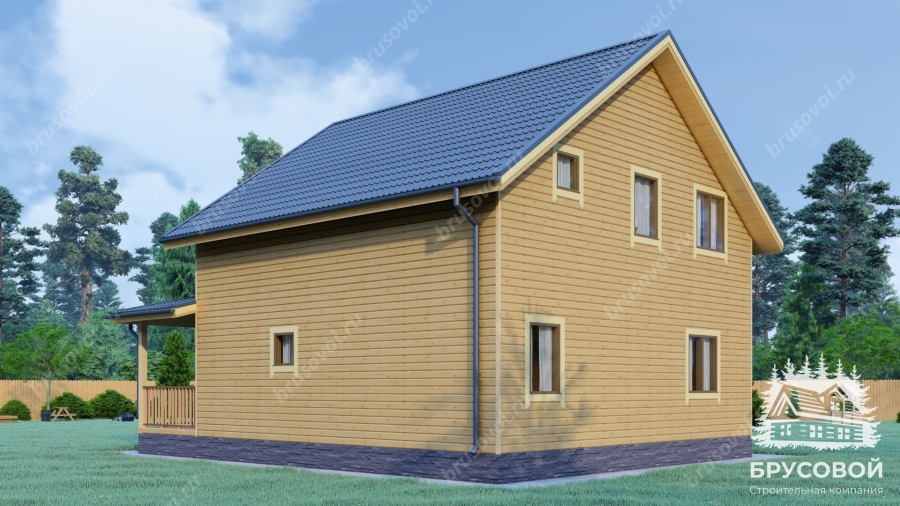 Третий вид проект БРУСОВОЙ №-156