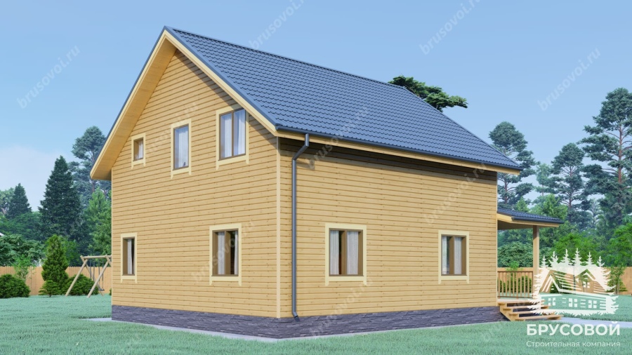 Четвертый вид проект БРУСОВОЙ №-156