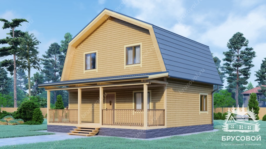 Главный вид проект БРУСОВОЙ №-157