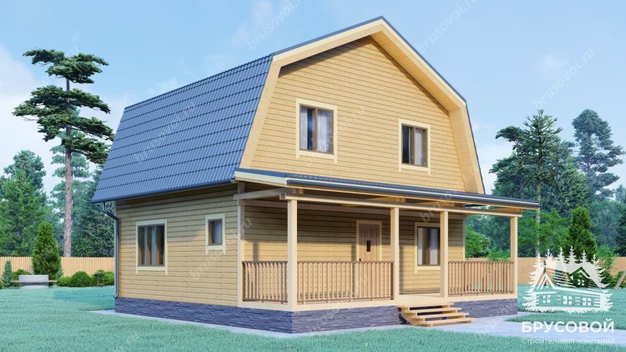Четвертый вид проект БРУСОВОЙ №-157