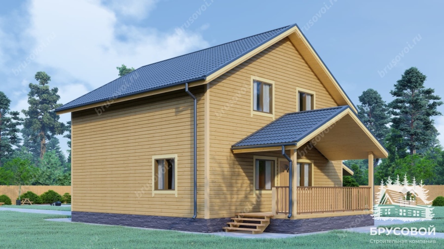 Третий вид проект БРУСОВОЙ №-159