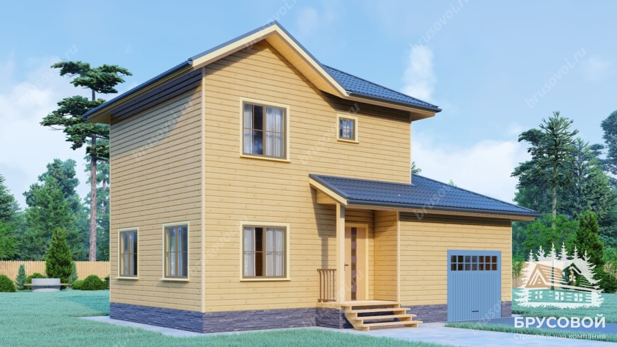Главный вид проект БРУСОВОЙ №-16