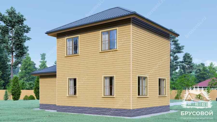 Четвертый вид проект БРУСОВОЙ №-16