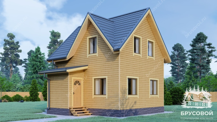 Главный вид проект БРУСОВОЙ №-160