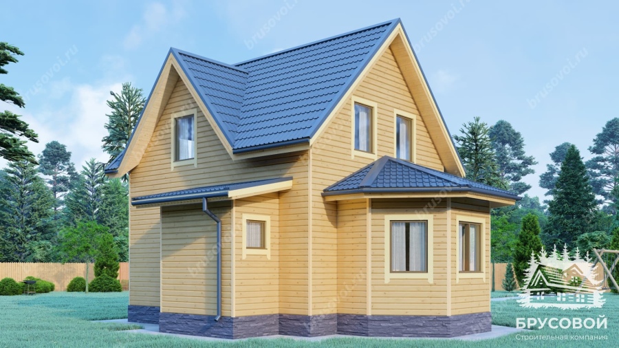 Третий вид проект БРУСОВОЙ №-160