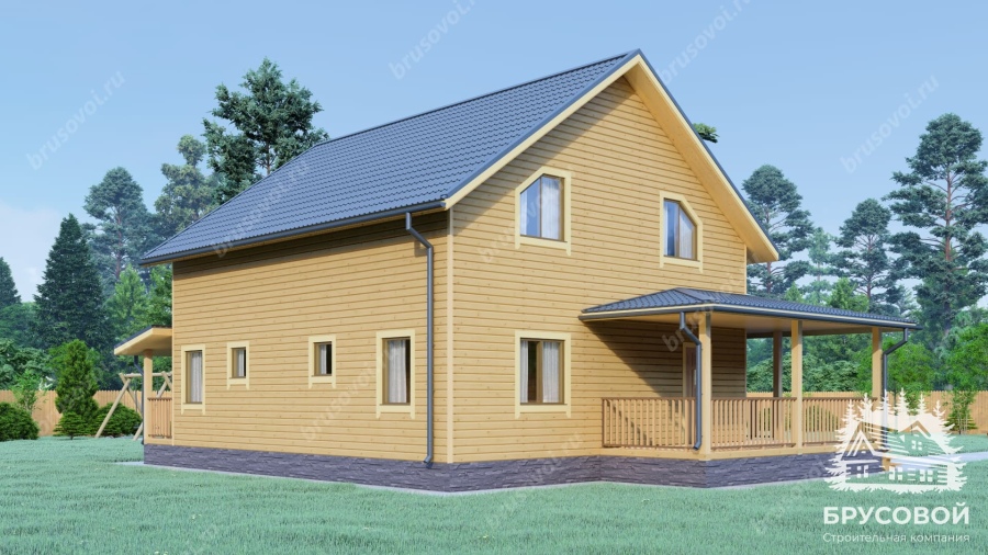 Третий вид проект БРУСОВОЙ №-164