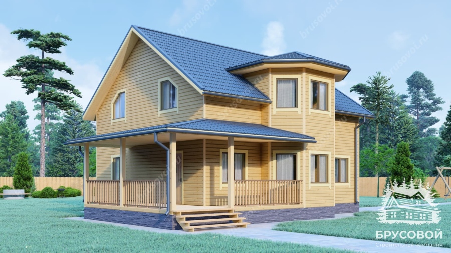 Четвертый вид проект БРУСОВОЙ №-164